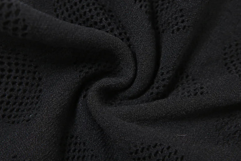 Solid Color Mesh Floral Print Hollow Out Rhinestone Studded Off Shoulder Long Sleeve Romper