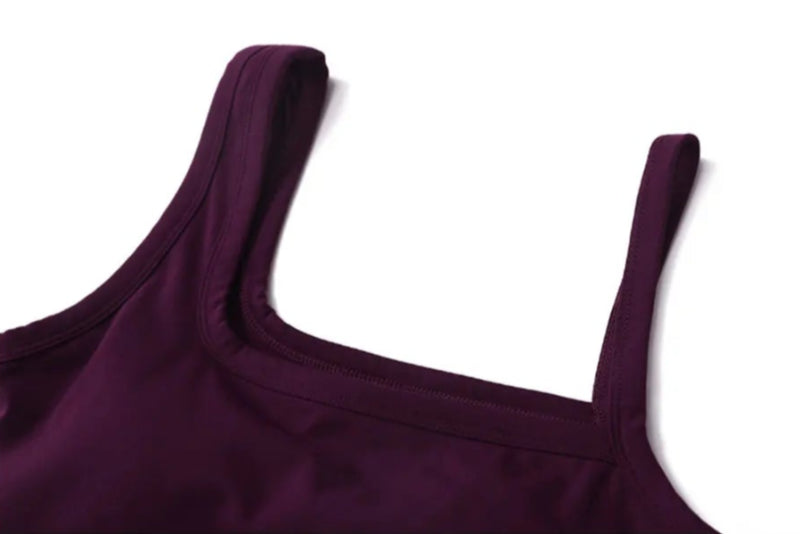 Solid Color Different Size Spaghetti Strap And High Waisted Ruched Booty Shorts Set