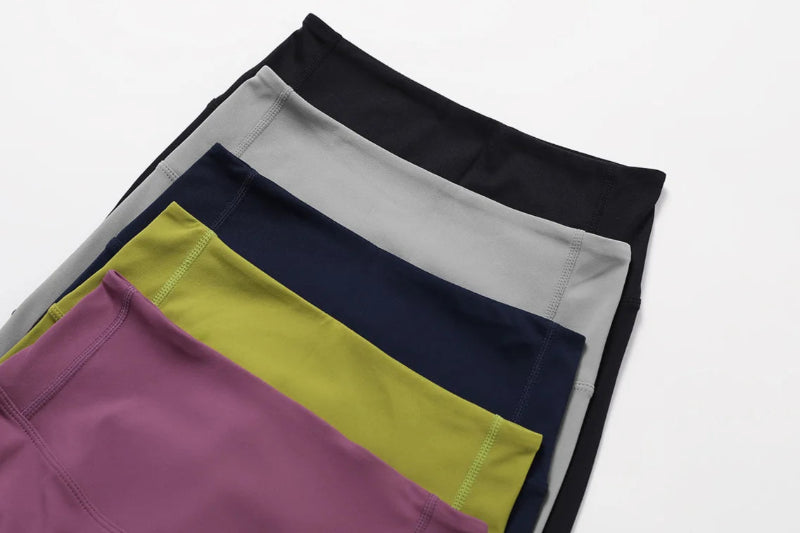 Solid Color Stretchy Cardigan And Backless Halter Sports Bra And High Waisted Legging Set