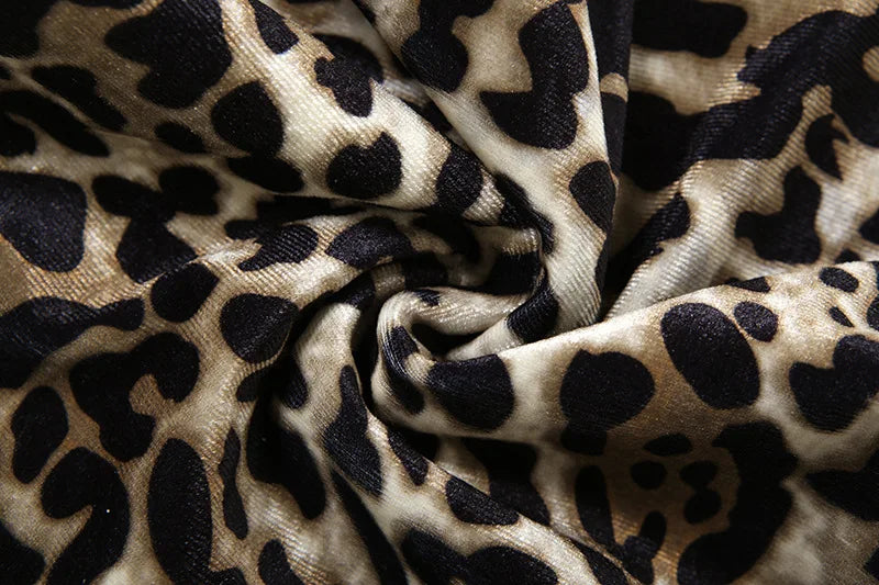 Neutral Cheetah Strip Sweatpants