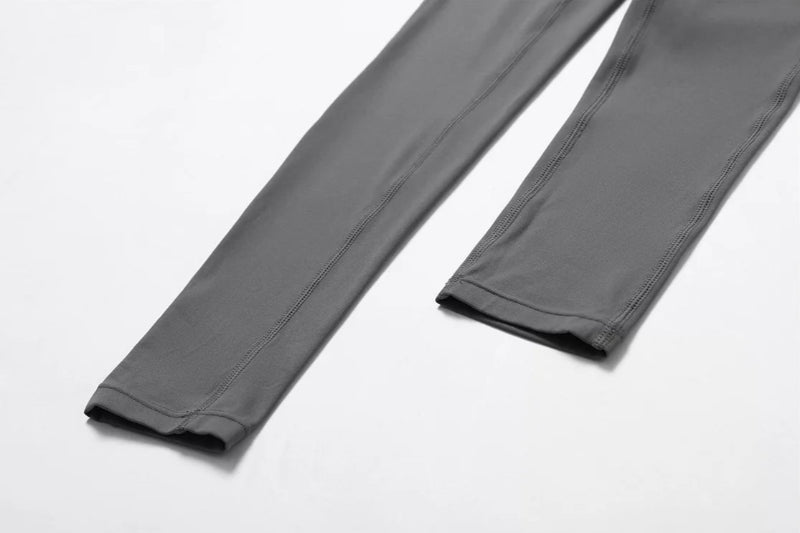 Solid Color Stretchy Double Strap Halter Sports Bra And High Waisted Ruched Booty Legging Set