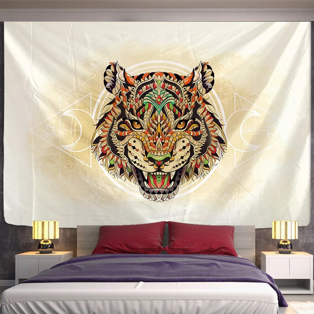 Tribal Print Animal Tapestry