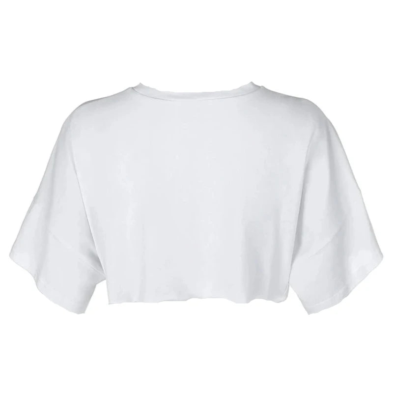 White Crop T-Shirt