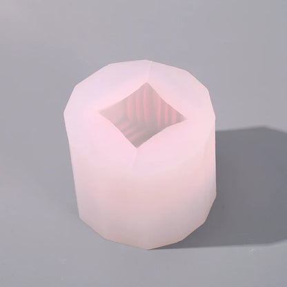 Pattern Square Candle Mold