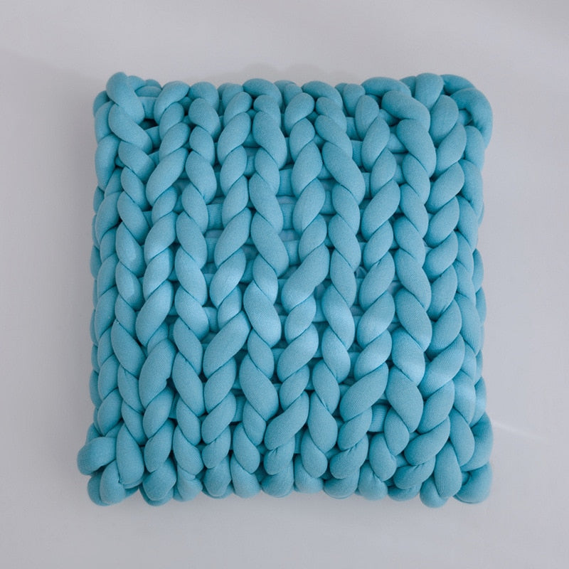 Solid Color Hand-Woven Meditation Pillow