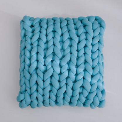 Solid Color Hand-Woven Meditation Pillow