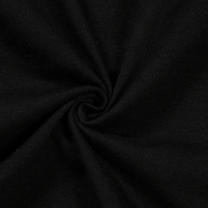 Black Turtleneck Back Lace-Up Crop Long Sleeve
