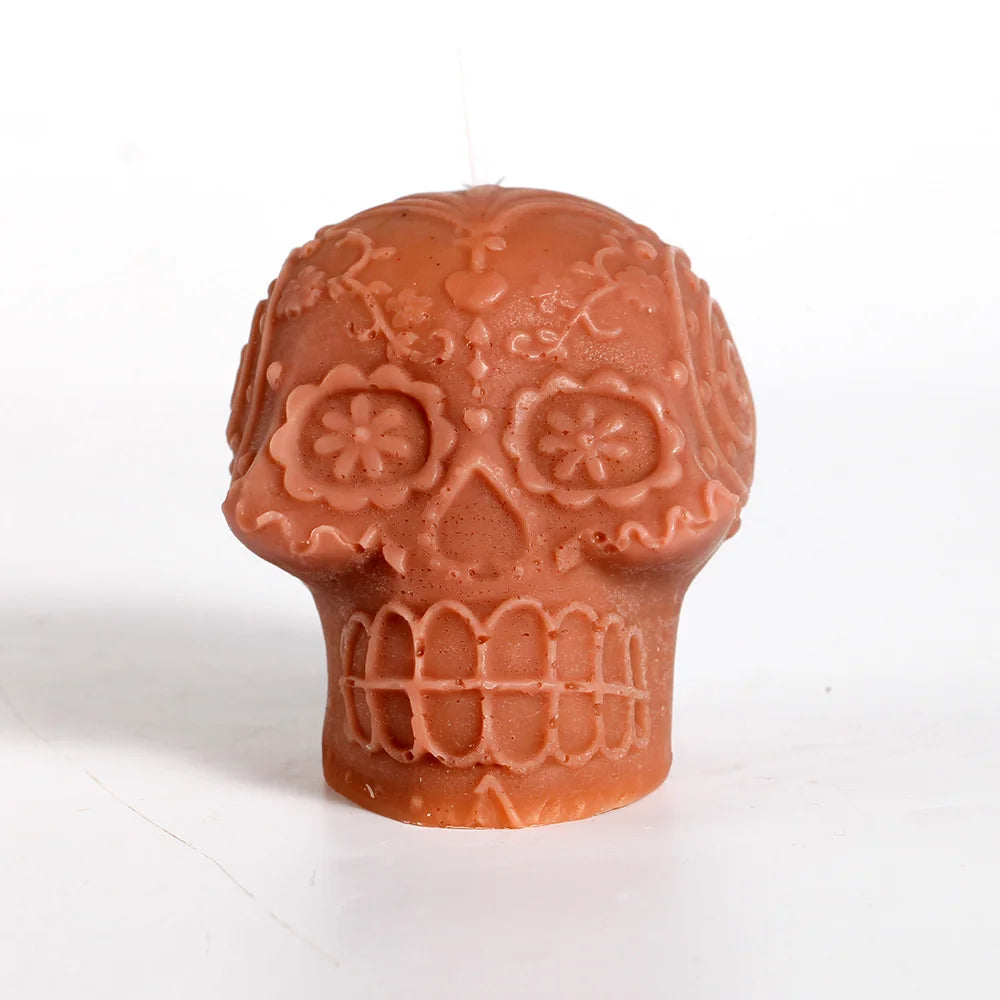 Day Of The Dead Skull Candle Mold