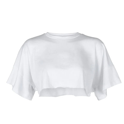 White Crop T-Shirt