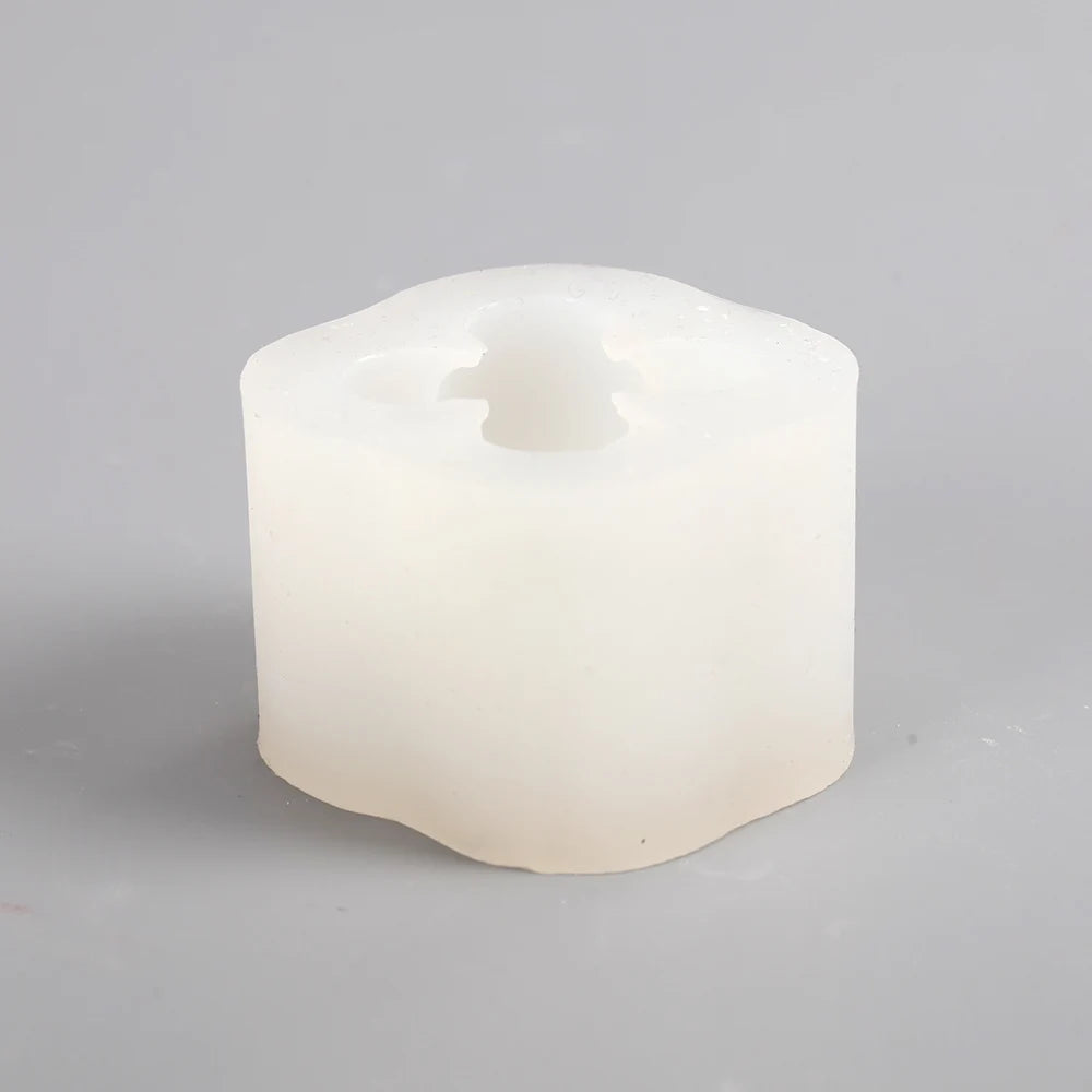 Small Polk-A-Dot Square Candle Mold