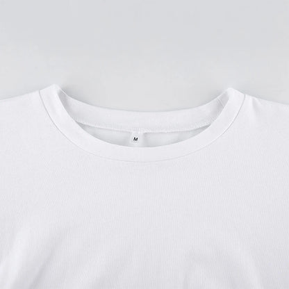 White Crop T-Shirt