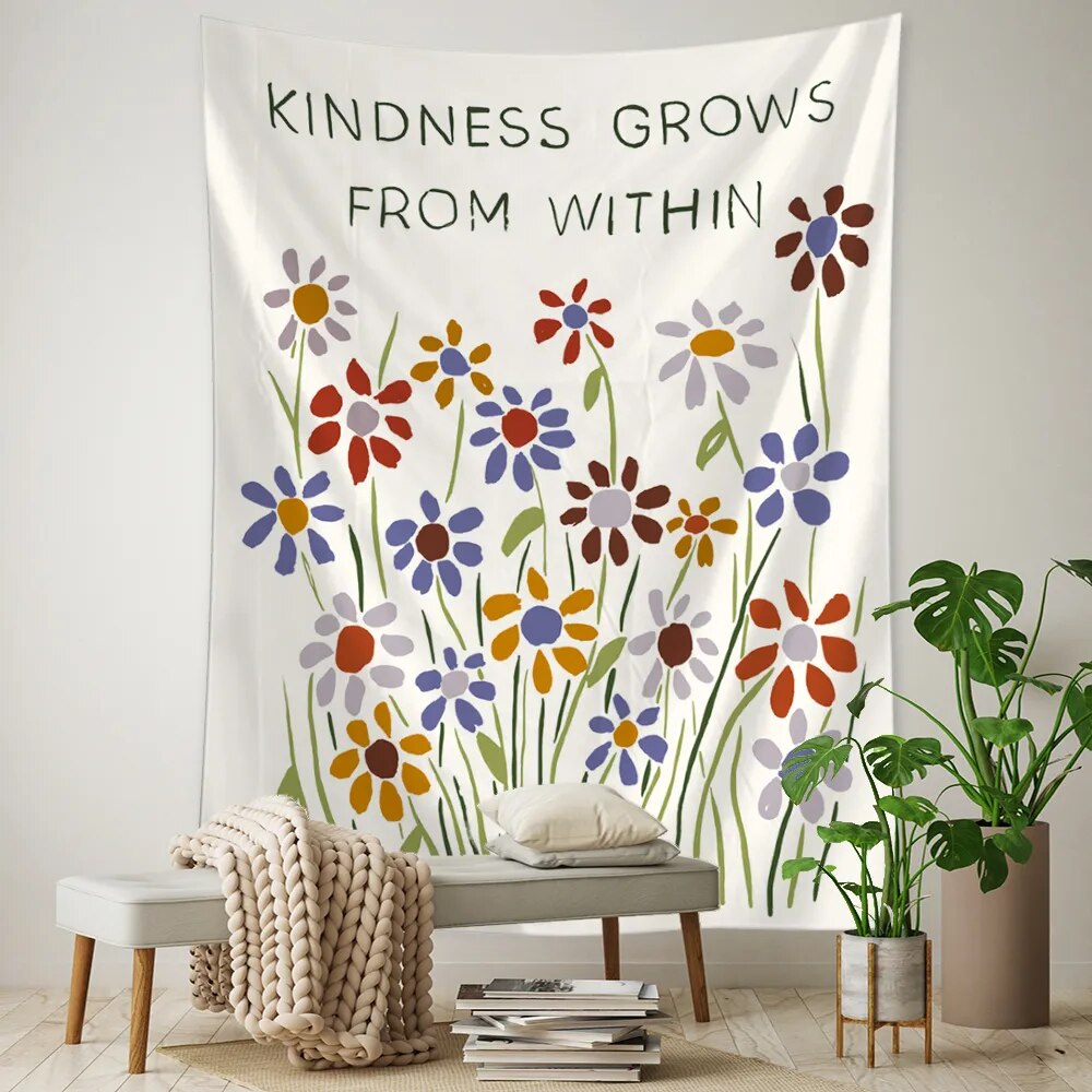 Kindness Grows From Within Tapestry