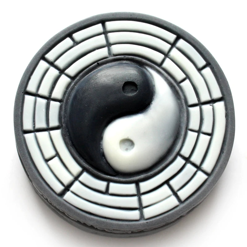 Yin And Yang Flower Side Candle Mold