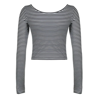 Black And White Stripe Long Sleeve