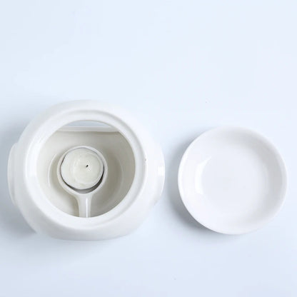 White Porcelain Big Capacity Essential Oil And Candle Holder Burner