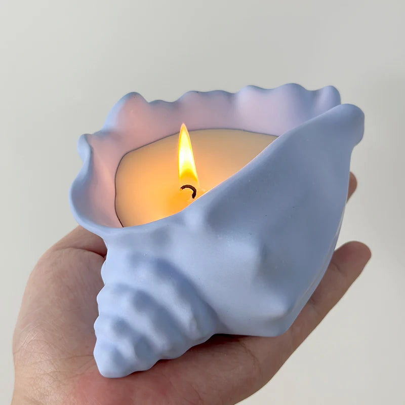 Candle Sea Shell Vase Mold