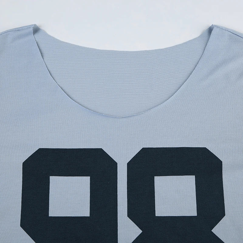 Solid Color 98 Cut Off T-Shirt