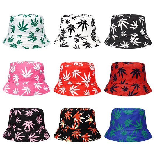 Mary-J Print Cotton Reversible Bucket Hat