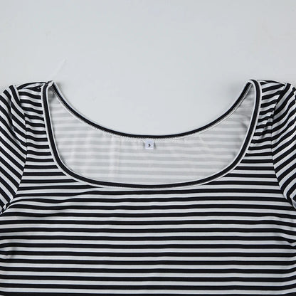 Black And White Stripe Long Sleeve