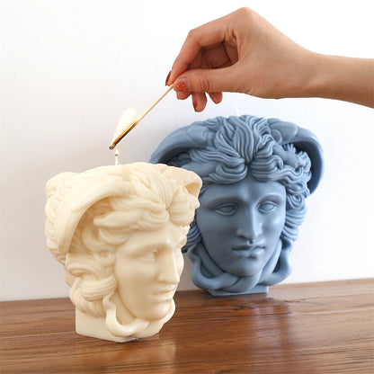 Medusa Head Candle Mold