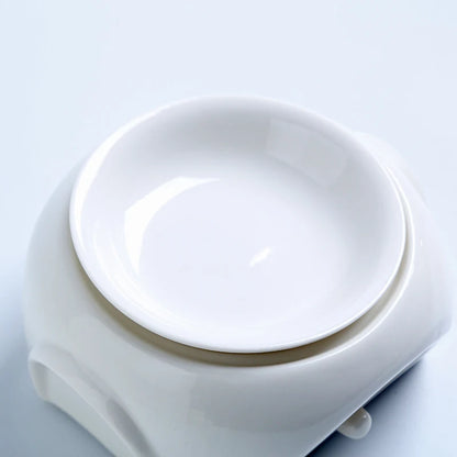 White Porcelain Big Capacity Essential Oil And Candle Holder Burner