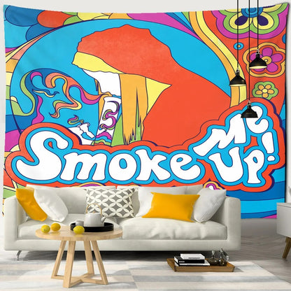 Smoke Me Up Potcast Tapestry