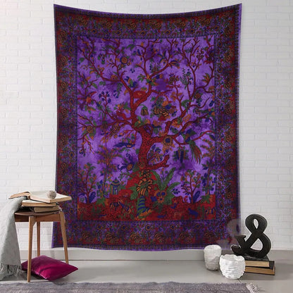 Moody Tree Of Life Tapestry