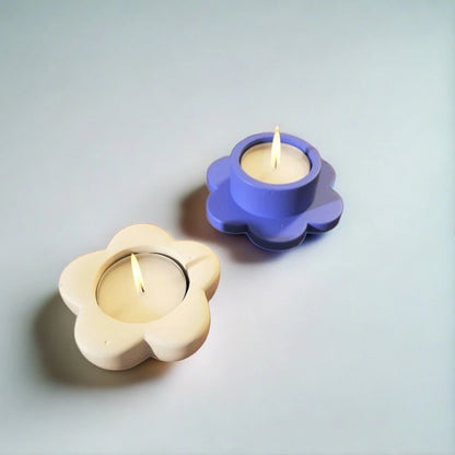 Flower Little Candle Holder Mold