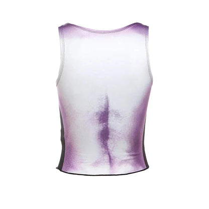 Purple Silhouette Spaghetti Strap Top