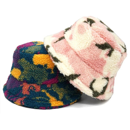 Camouflage Fleece Bucket Hat