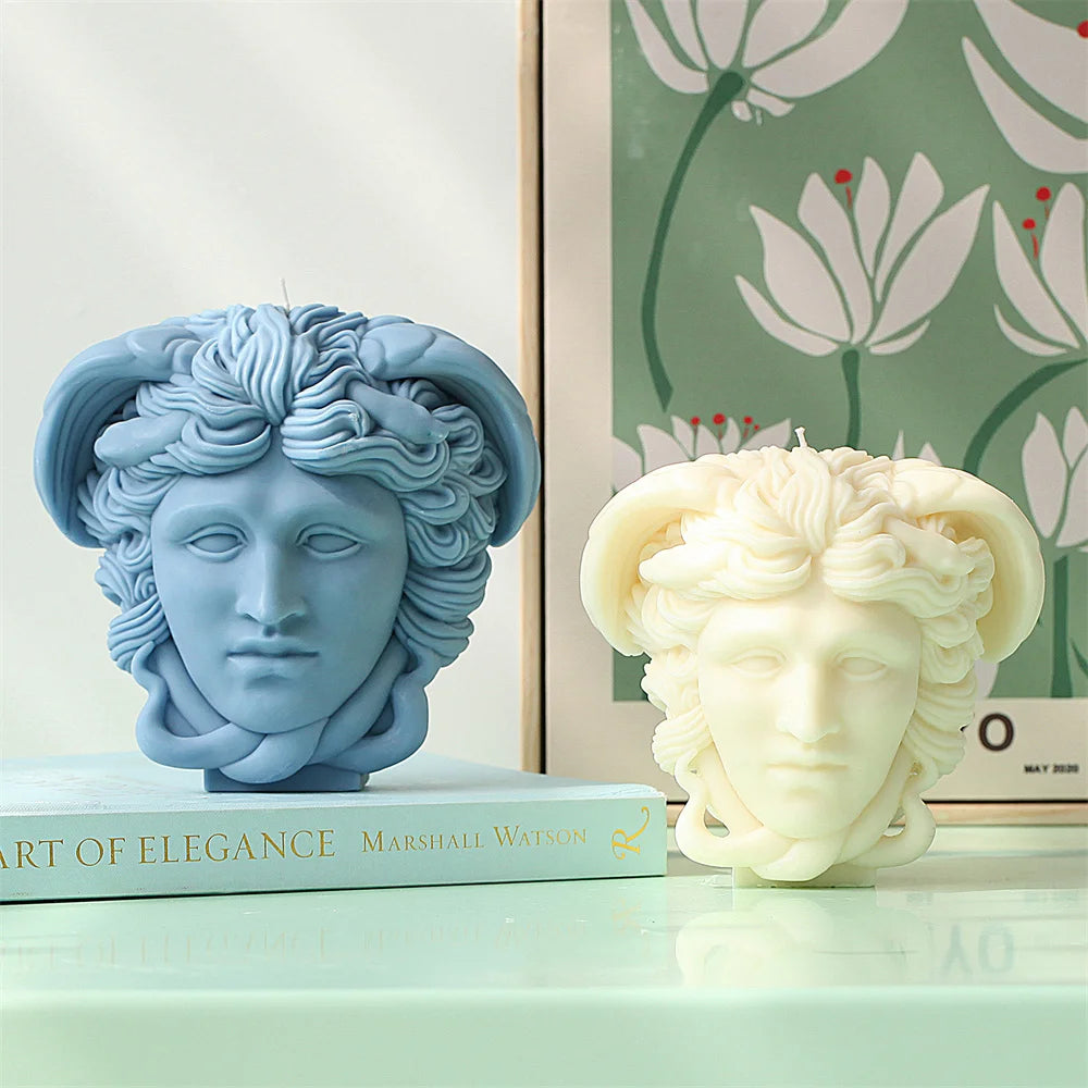 Medusa Head Candle Mold