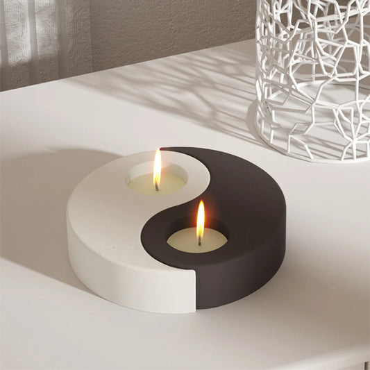 Yin And Yang Little Candle Holder Mold