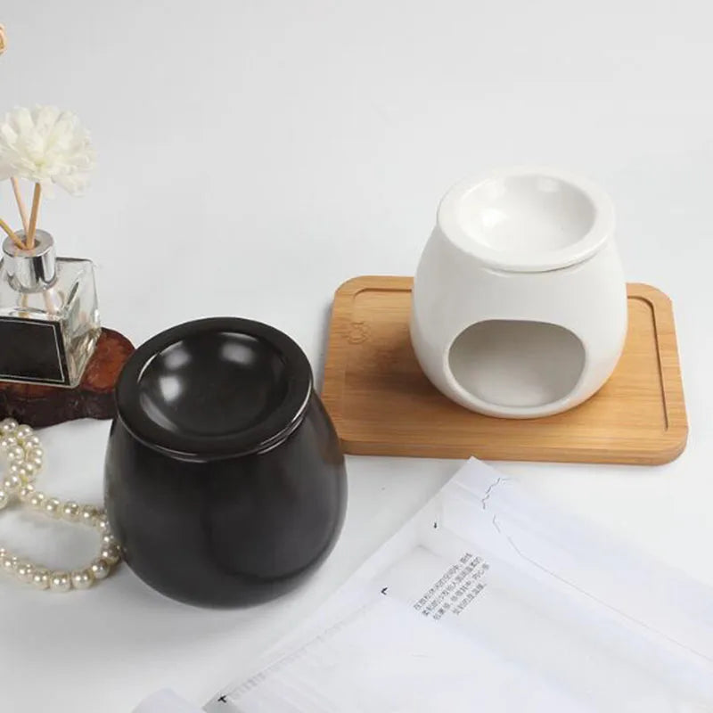 Basic Neutral Porcelain Essential Oil Burner