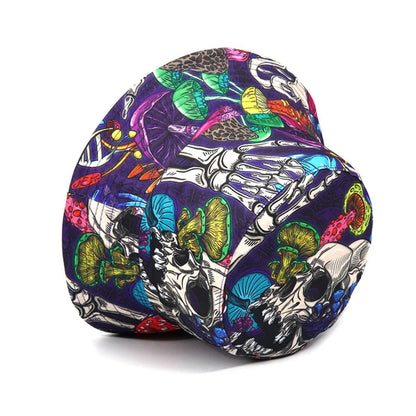 Hippie Print Cotton Reversible Bucket Hat