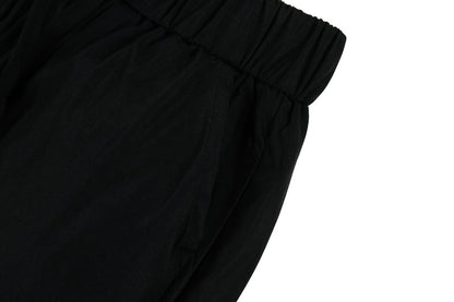 Neutral Drawstring Cargo Jogger Pants