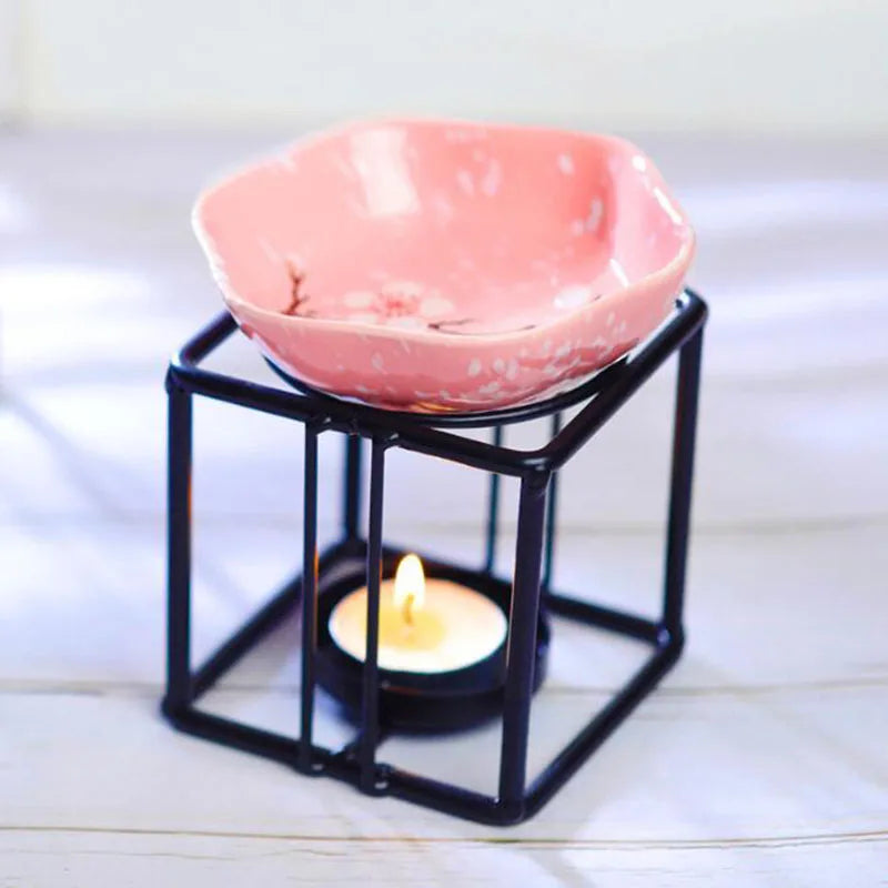 Cherry Blossom Bowl Essential Oil Lamp