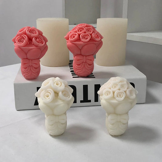 Flower Bouquet Candle Mold