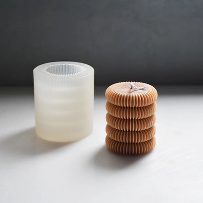 Ribbed Candle Mold