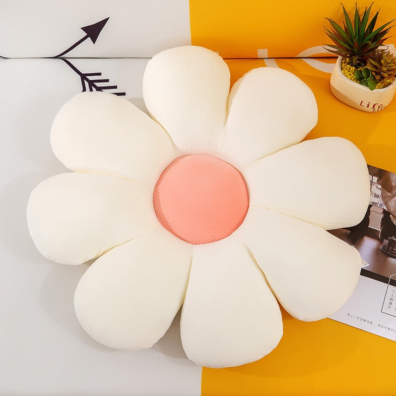 Daisy Flower Meditation Pillow