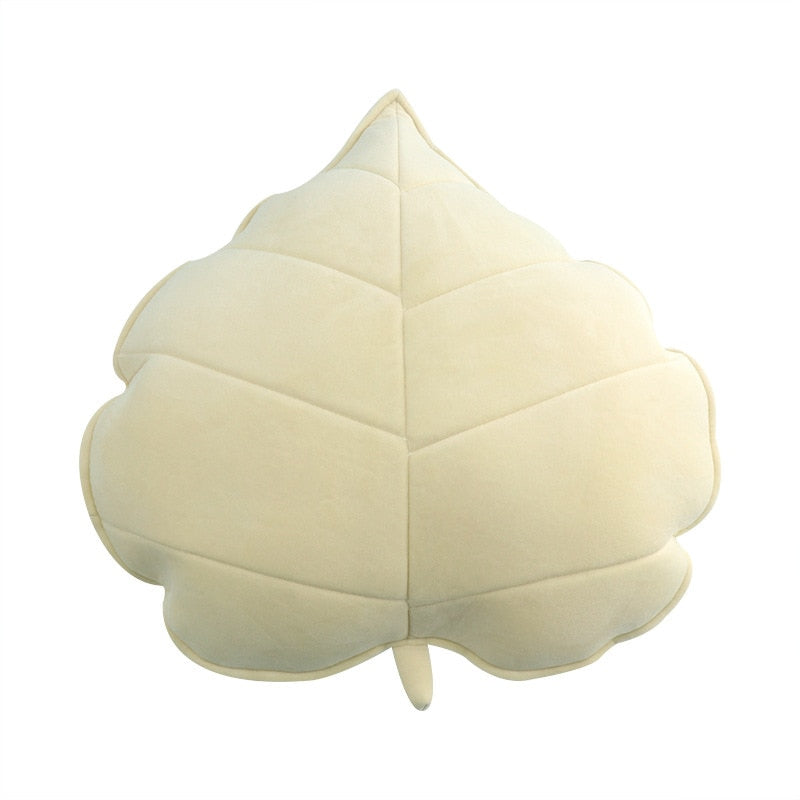 Suede Leaf Meditation Pillow