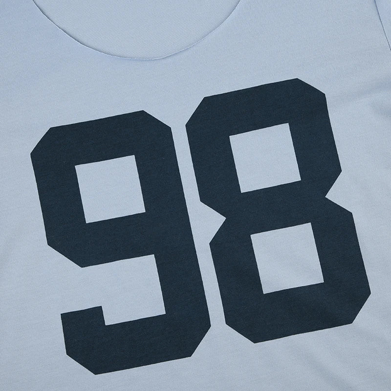 Solid Color 98 Cut Off T-Shirt