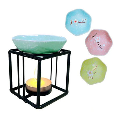 Cherry Blossom Bowl Essential Oil Lamp