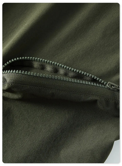 Neutral Cargo Drawstring Pants