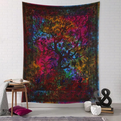 Moody Tree Of Life Tapestry