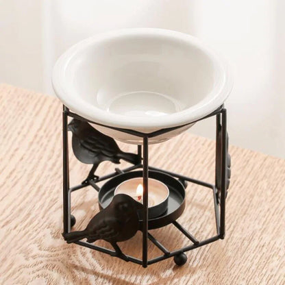 Metal Bird Essential Oil Burner