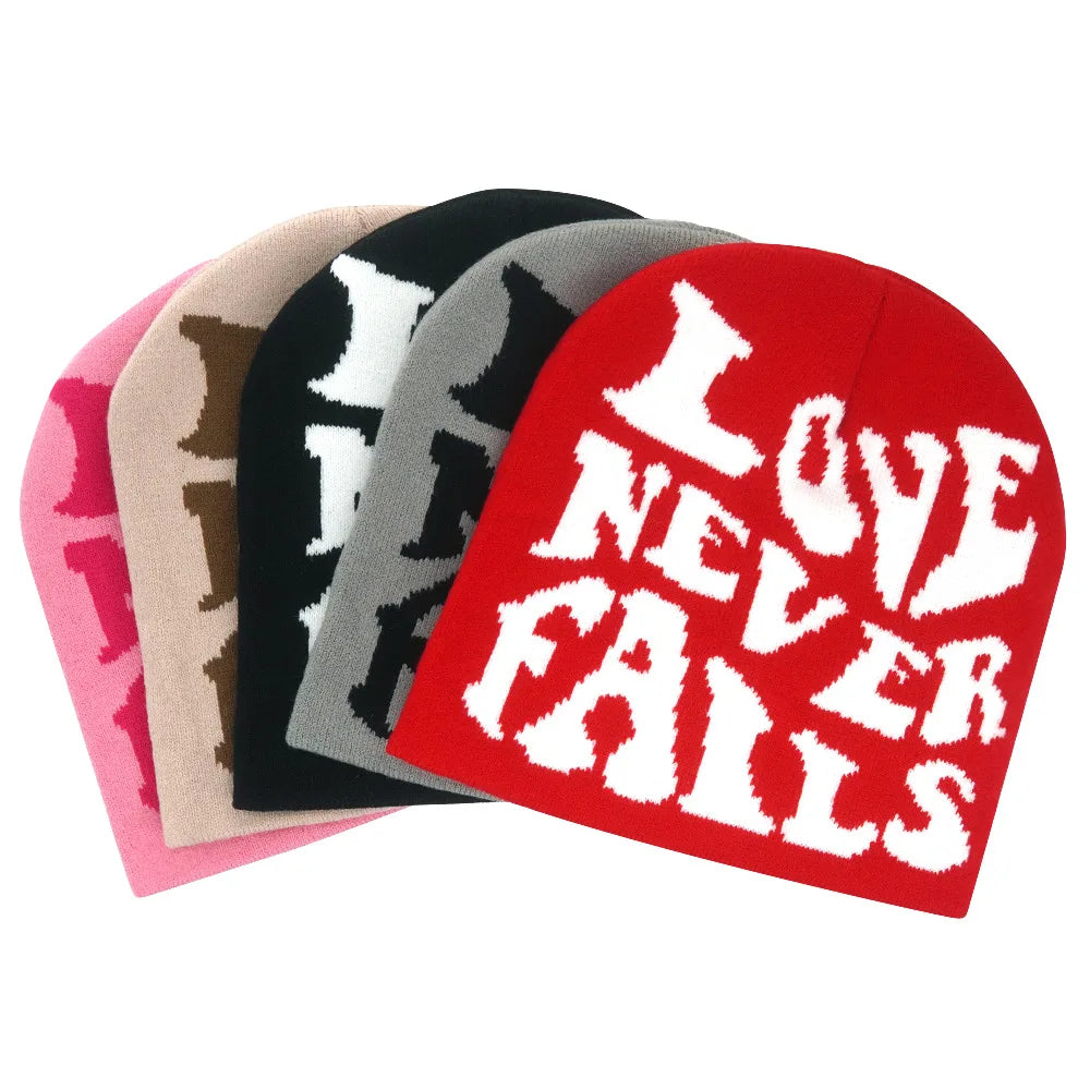 Love Never Fails Knit Beanie