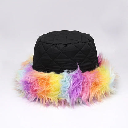 Long Fur Bucket Hat