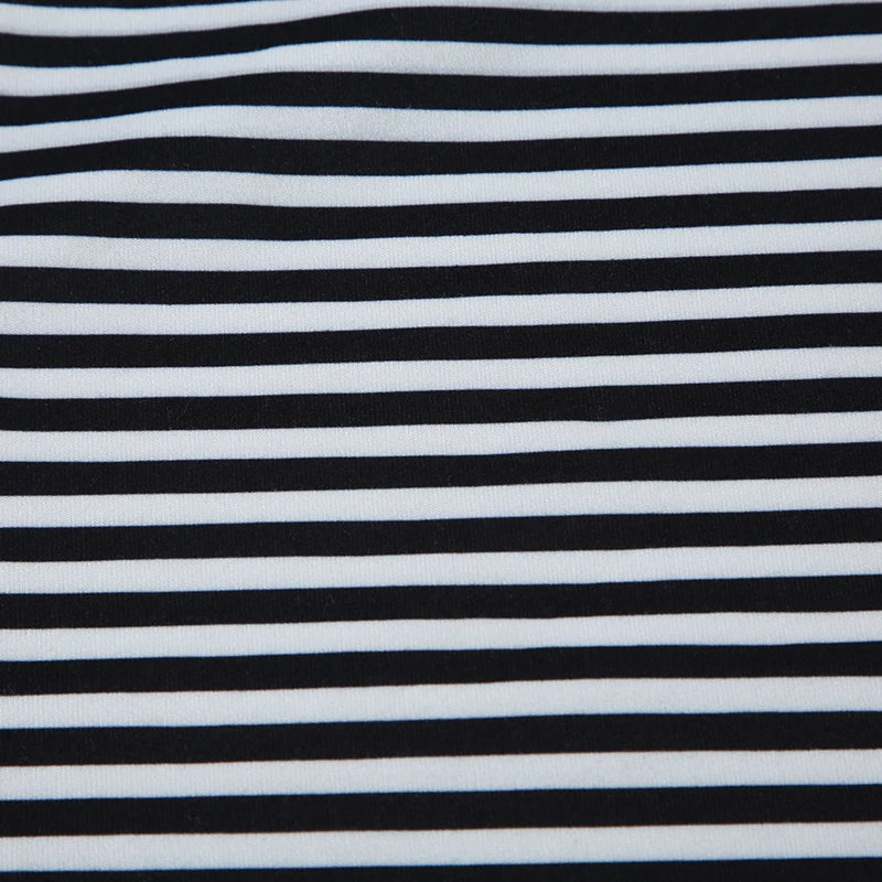 Black And White Stripe Long Sleeve