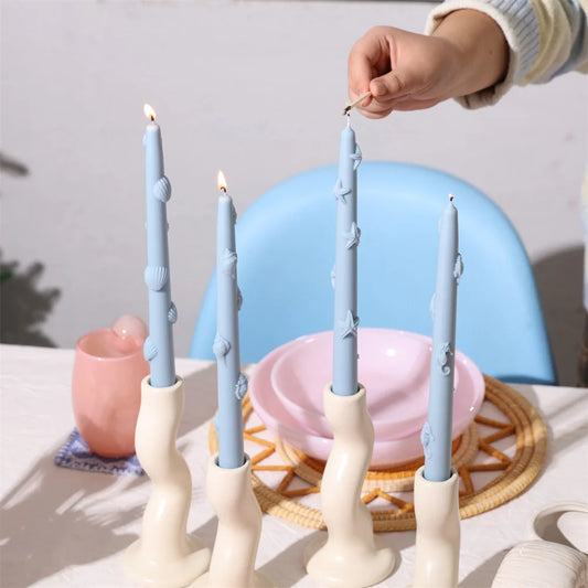 3D Sea Print Stick Candle Mold