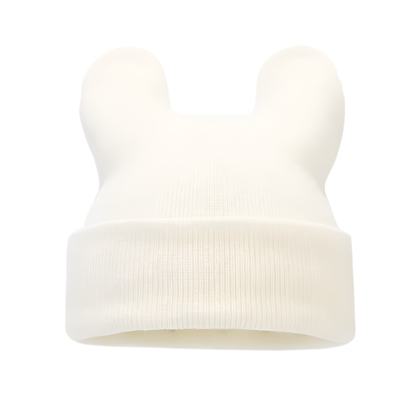 Solid Color Knit Bear Ears Beanie